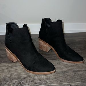 BP. Black booties. Size women’s 9. Worn once in great condition.